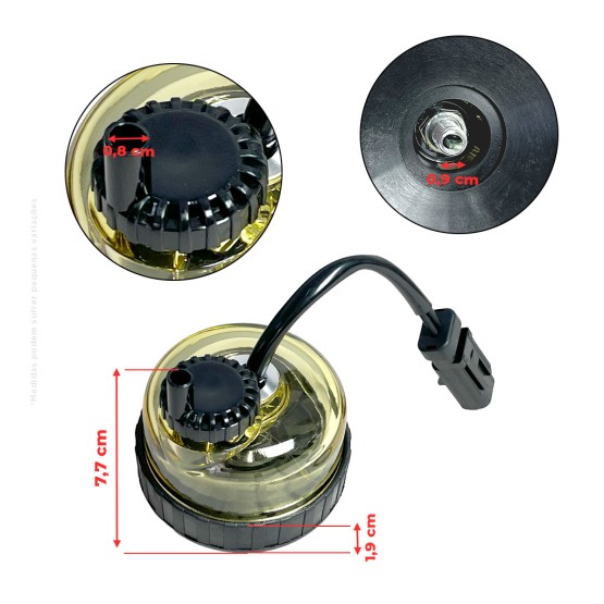 Copo Do Filtro De Combustível Aplicável John Deere - RE545631