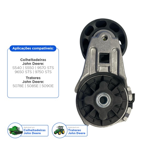 Tensor Da Correia Do Alternador Aplicável John Deere - RE70536