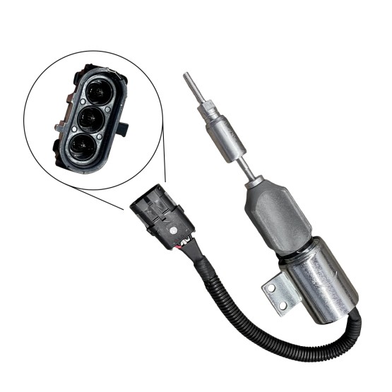 Solenoi De Parada 24v Aplicável Motores A Diesel Mwm Cummins