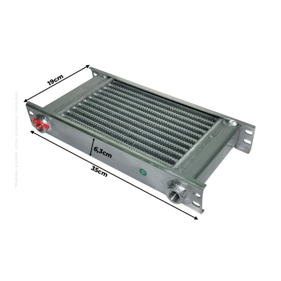 Radiador De Óleo Aplicável Tratores Valtra - 32590900