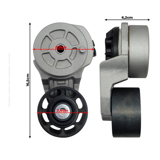 Tensor Correia Alternador Aplicável John Deere - Re518097
