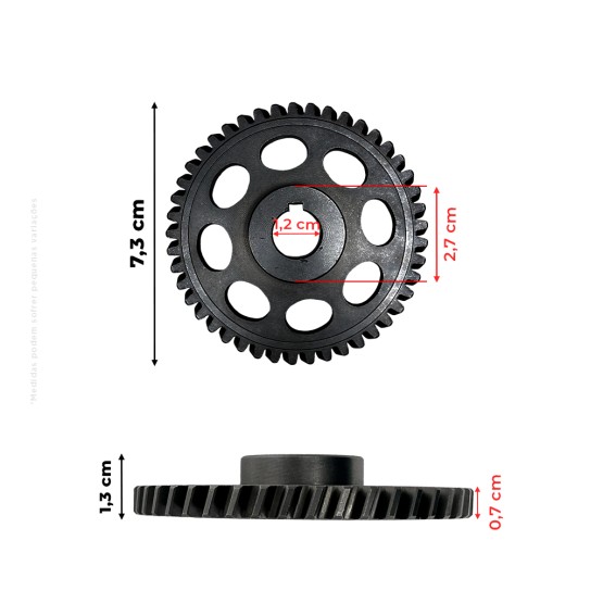 Engrenagem Da Bomba De Óleo Aplicável Kubota V2403 Bobcat - 3975441