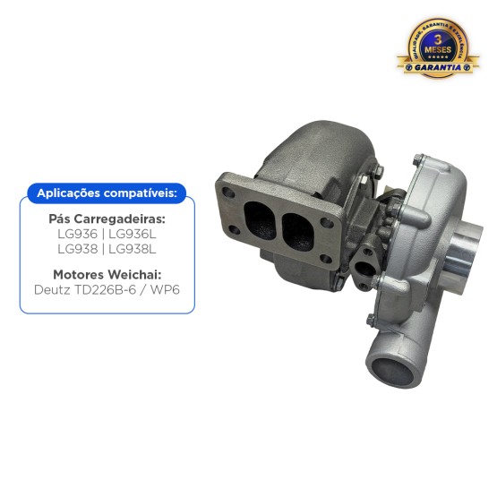 Turbina Do Motor Weichai Aplicável Pá Carregadeira SDLG - 4110000054316