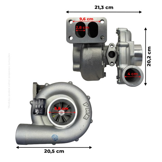 Turbina Do Motor Weichai Aplicável Pá Carregadeira SDLG - 4110000054316