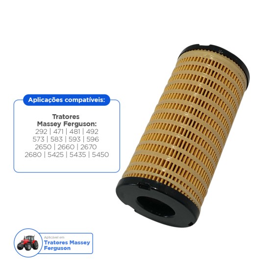 Filtro Combustível Aplicável Tratores Massey Ferguson - 4224811