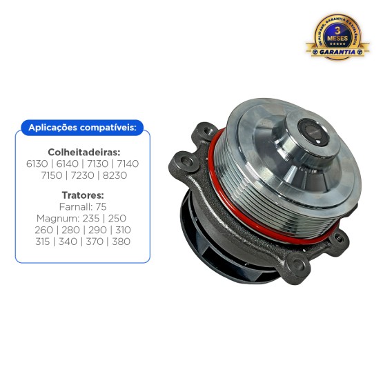 Bomba D'água Aplicável Tratores New Holland Case - 504361543