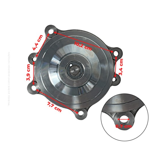 Bomba D'água Aplicável Tratores New Holland Case - 504361543