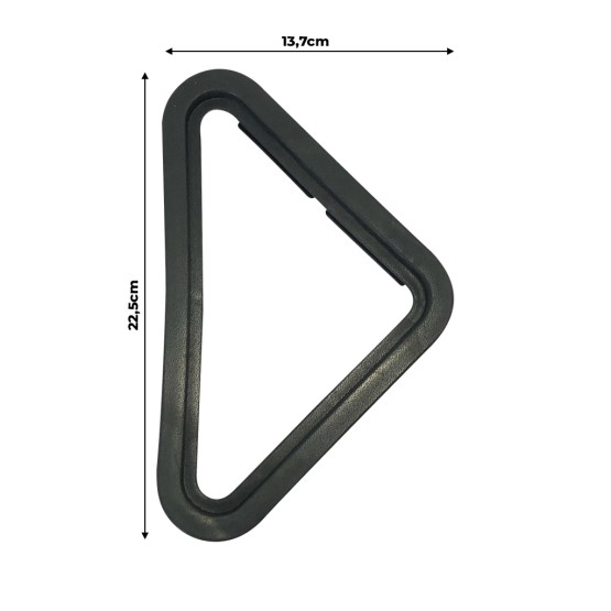 Moldura Farol Triangular Aplicável Minicarregadeiras Bobcat - 6674402