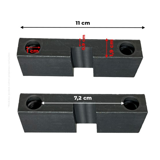 Kit Batente Do Solenoide De Freio Lado Esquerdo e Direito Aplicável Bobcat Minicarregadeira - 6719057