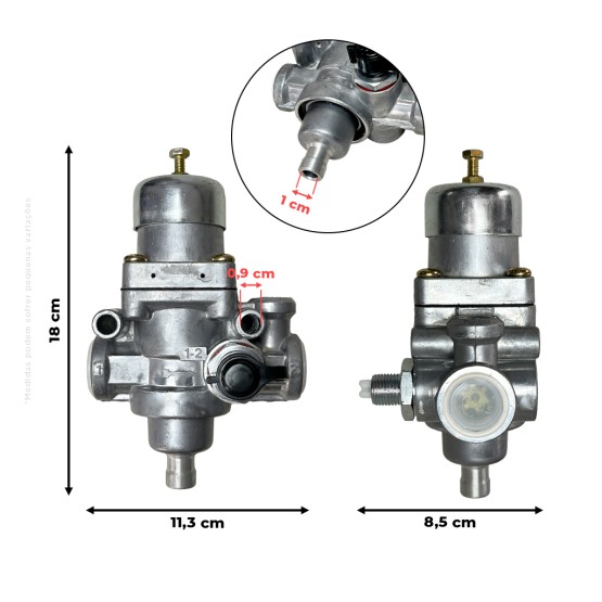 Válvula Reguladora Pressão Aplicável Colheitadeiras New Holland Case - 84043971
