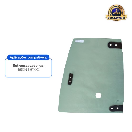 Vidro Superior Da Porta Esquerda Aplicável Case 580N - 84261868