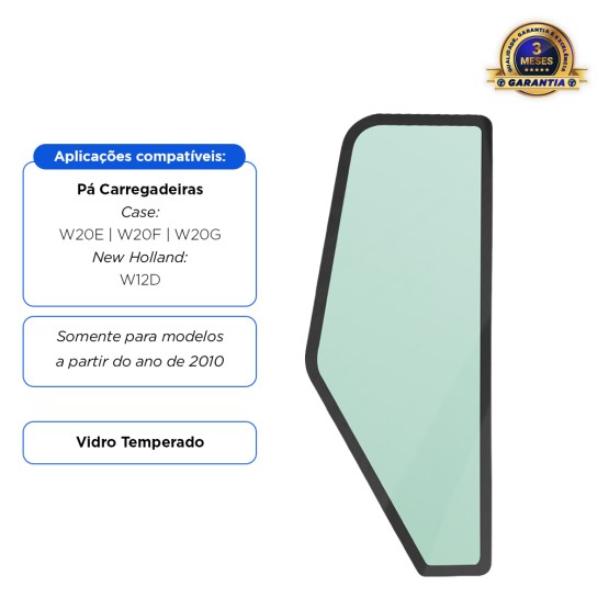 Vidro Lateral Traseiro Do Ld Aplicável Case W120e 87603364