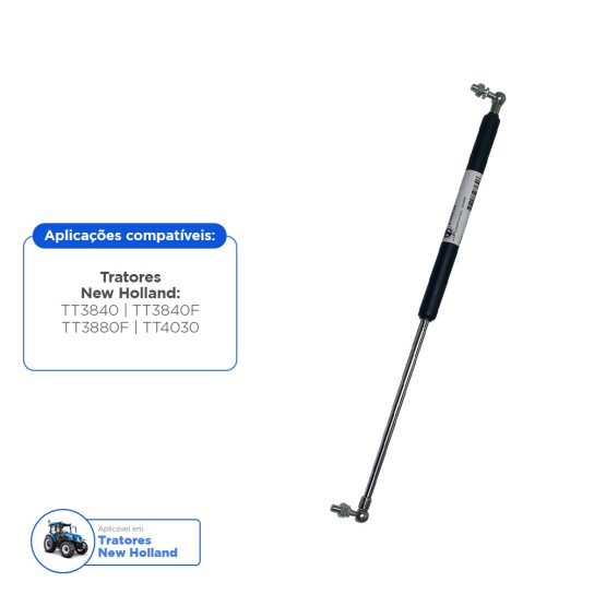 Amortecedor Capô Aplicável Tratores New Holland - 87604580