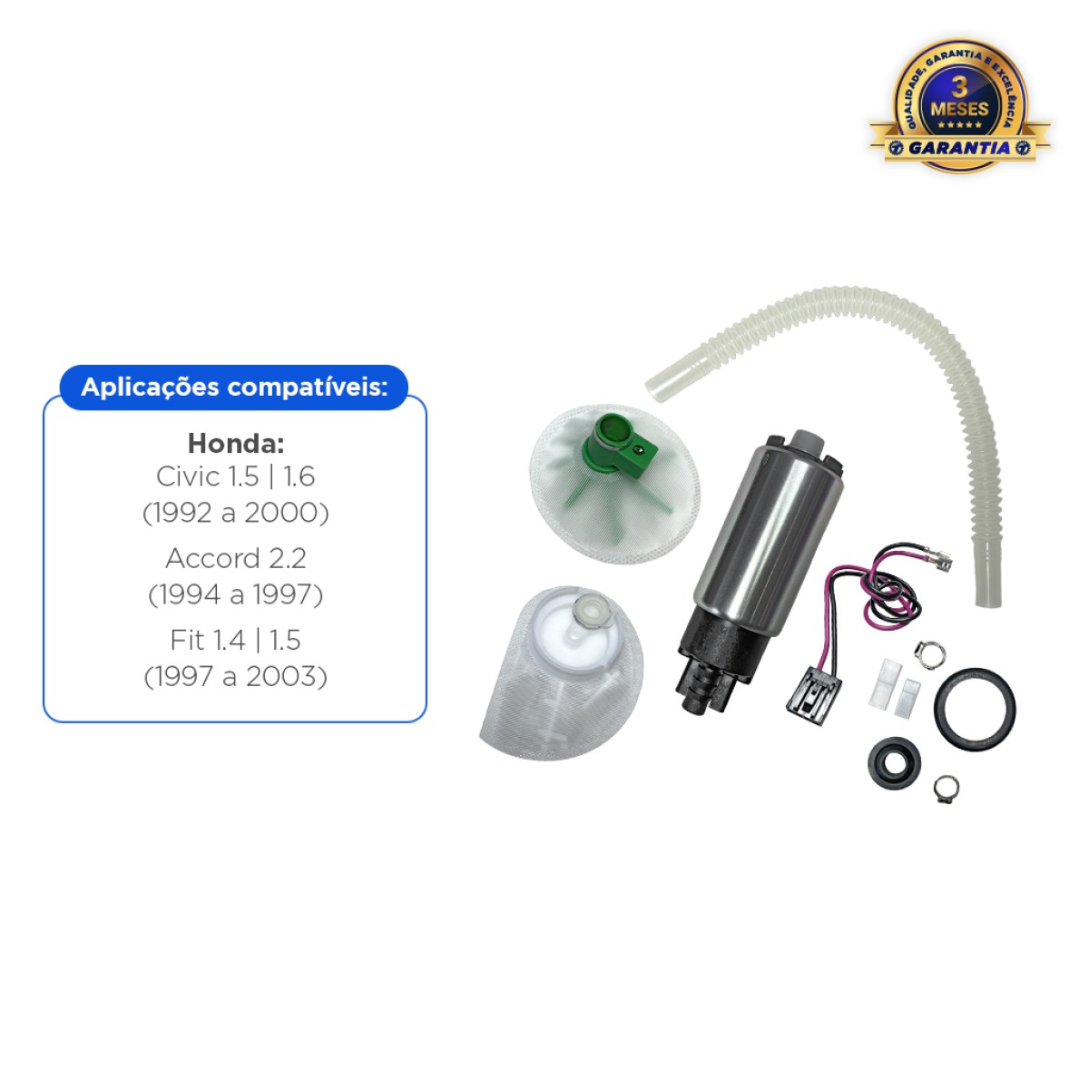 Bomba Combustível 12v A Gasolina Ford Focus 2004 A 2007