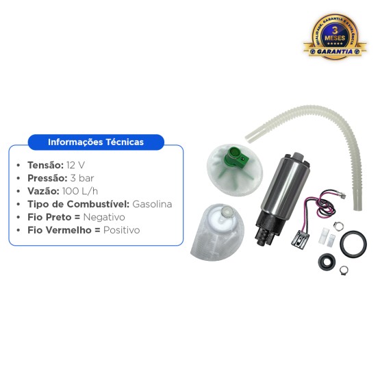 Bomba Combustível 12v A Gasolina Ford Focus 2004 A 2007