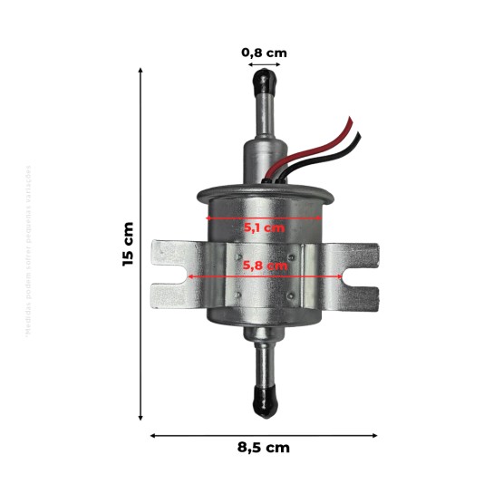 Bomba Elétrica Combustível Universal Veículos Diesel - GI-6010