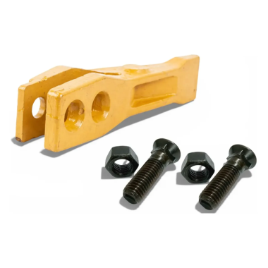 KIt 01 Dente Central  e 02 Parafusos E Porcas Aplicável Retroescavadeira JCB 