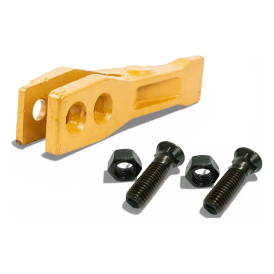 KIt 01 Dente Central  e 02 Parafusos E Porcas Aplicável Retroescavadeira JCB 
