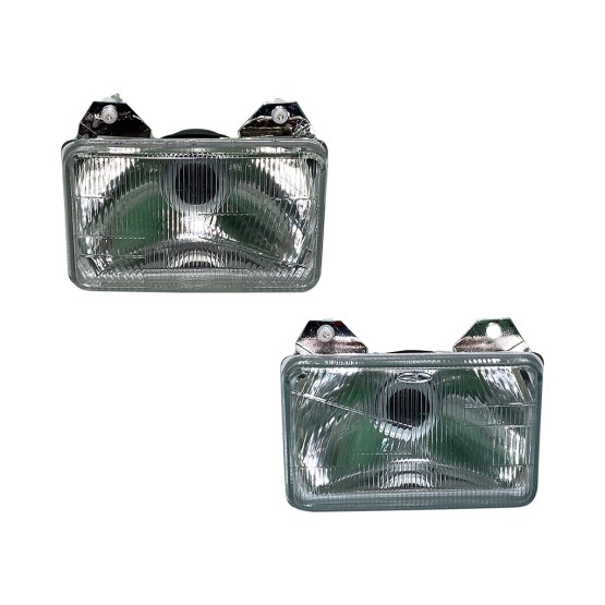 Par De Farol Dianteiro Esquerdo e Direito Aplicável Trator John Deere - MN10029 