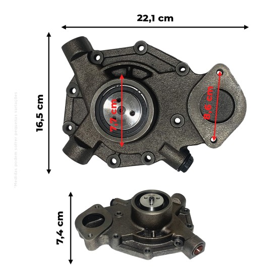 Bomba D'água Aplicável Trator John Deere - RE546918