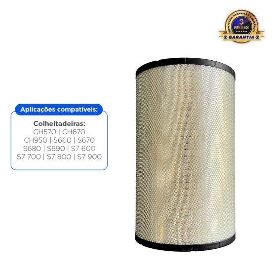 Filtro De Ar Externo Aplicável Colheitadeira John Deere - HXE11090