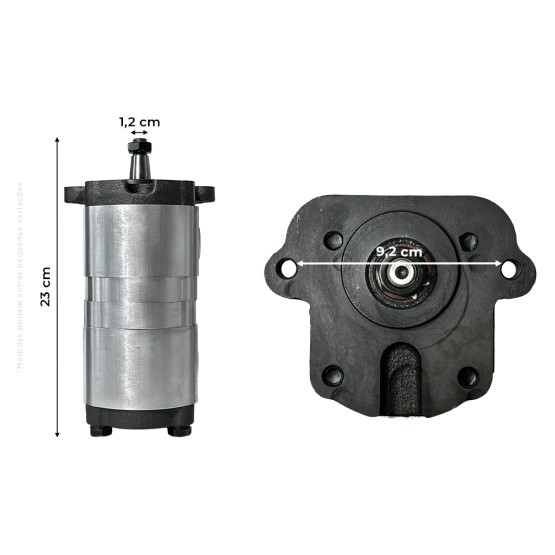 Bomba Hidráulica Dupla De Direção Aplicável Trator Massey Ferguson - 052107