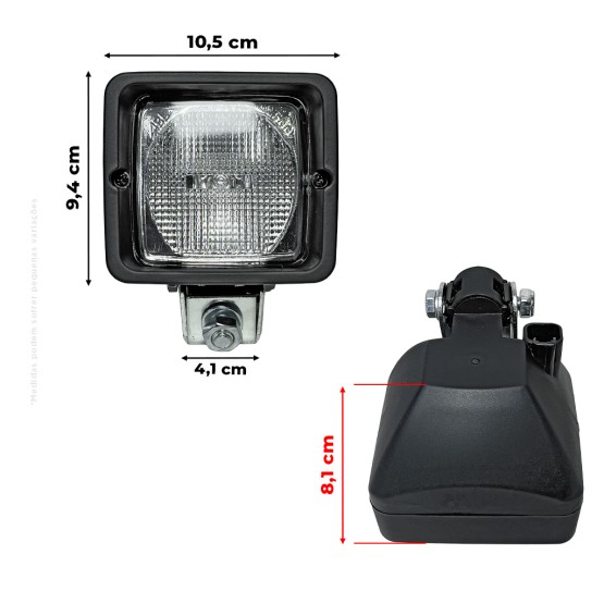 Farol Quadrado Aplicável Volvo - 11170010