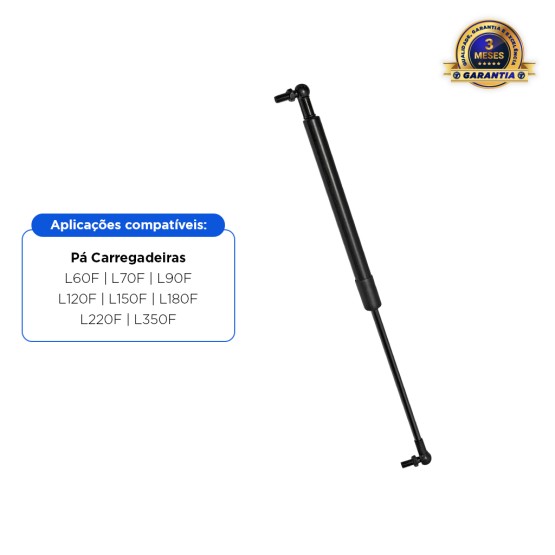 Amortecedor Da Porta Aplicável Pá Carregadeira Volvo - 11444006