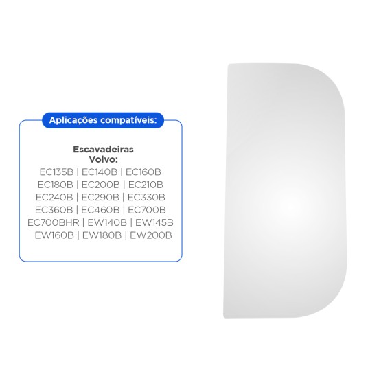 Para Brisa Frontal Inferior Aplicável Escavadeiras Volvo - 14506844
