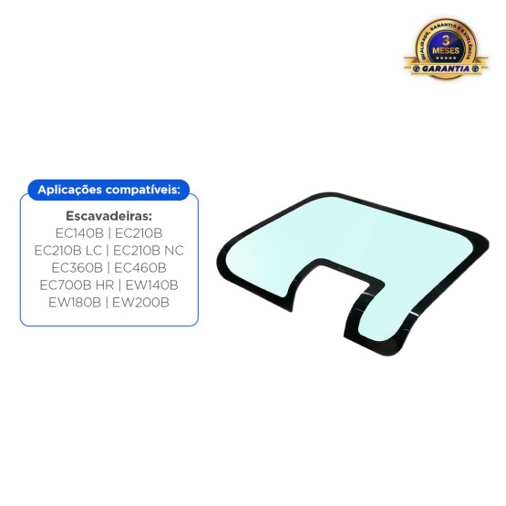 Vidro De Teto Solar Aplicável Escavadeira Volvo - 14506848