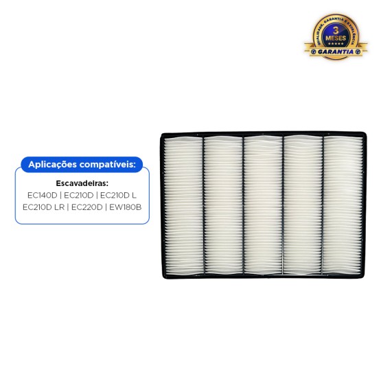 Filtro De Ar Condicionado Aplicável Escavadeira Volvo - 14689735