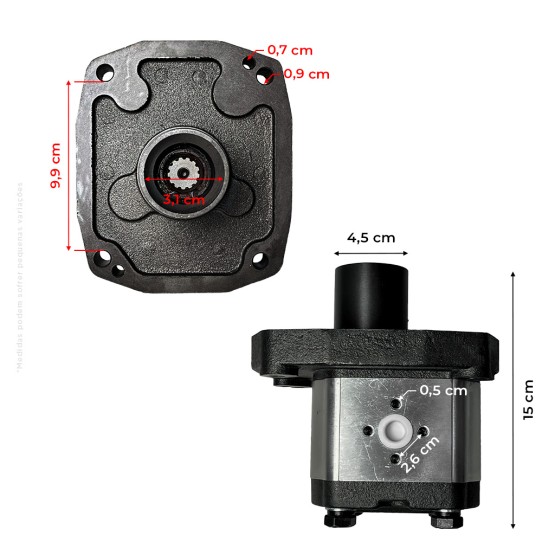 Bomba Hidráulica Simples Aplicável Trator Valtra e Valmet - 157490