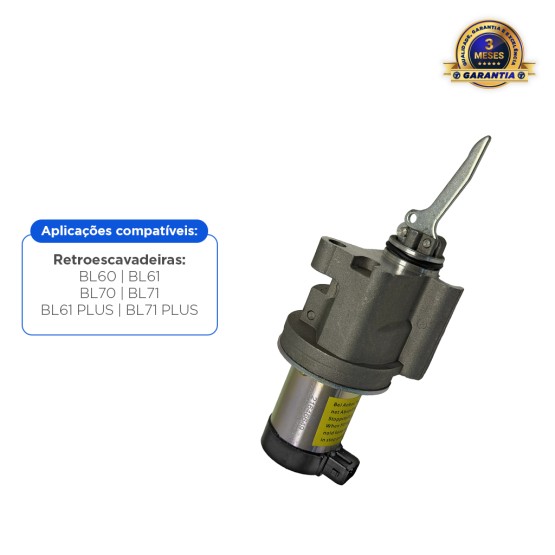 Válvula De Solenoide De Parada Aplicável Retroescavadeira Volvo - 21646649