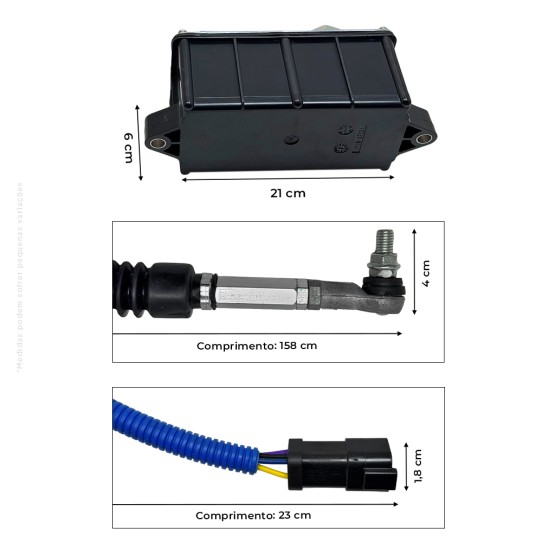 Motor De Passo Atuador Aplicável Escavadeira Hyundai - 21EN32390