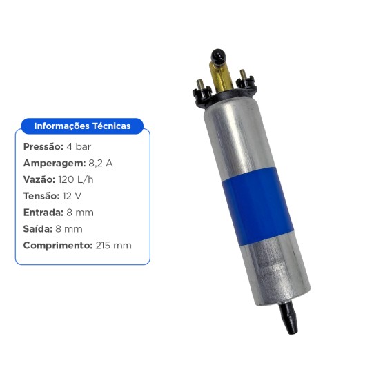 Bomba Combustível Aplicável 12V Motor Perkins Diesel - 2641A203