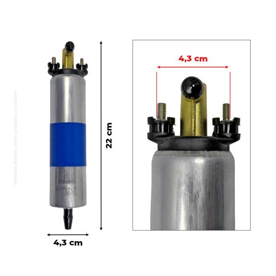 Bomba Combustível Aplicável 12V Motor Perkins Diesel - 2641A203