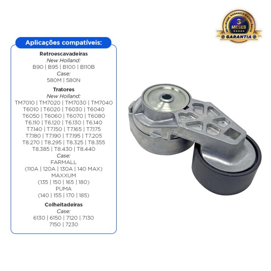 Tensor Esticador Da Correia Aplicável Retroescavadeira New Holland - 2852161