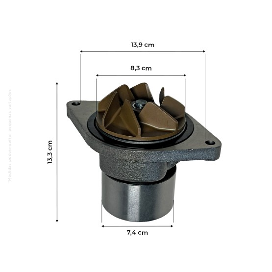 Bomba D'água Aplicável Trator New Holland  - 2854835