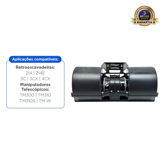 Motor Do Ventilador Do Ar-Condicionado 12V Aplicável Retroescavadeira JCB - 332C4284