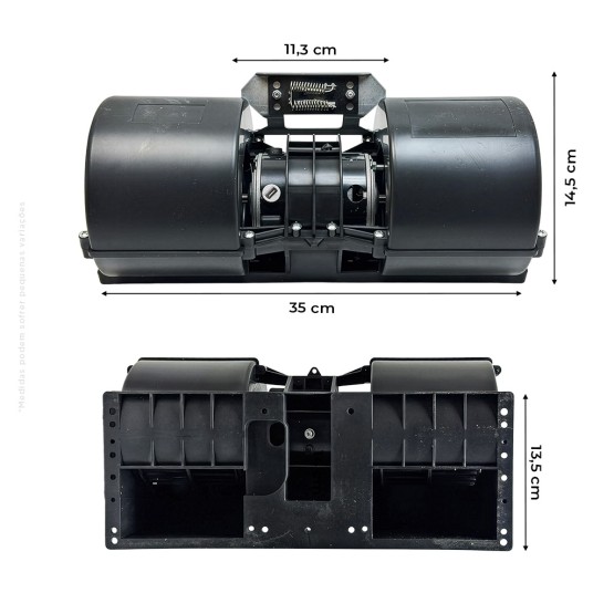 Motor Do Ventilador Do Ar-Condicionado 12V Aplicável Retroescavadeira JCB - 332C4284