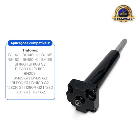 Cilindro De Direção Tração Carraro Aplicável Trator Valtra -  34054800