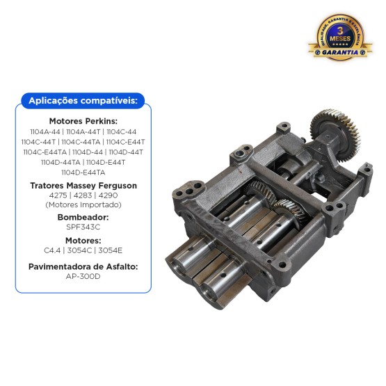 Balanceador Da Bomba De Óleo Aplicável Motor Perkins 1104 - 4111K073 