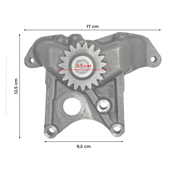 Bomba De Água Aplicável Motor Perkins - 4132F051