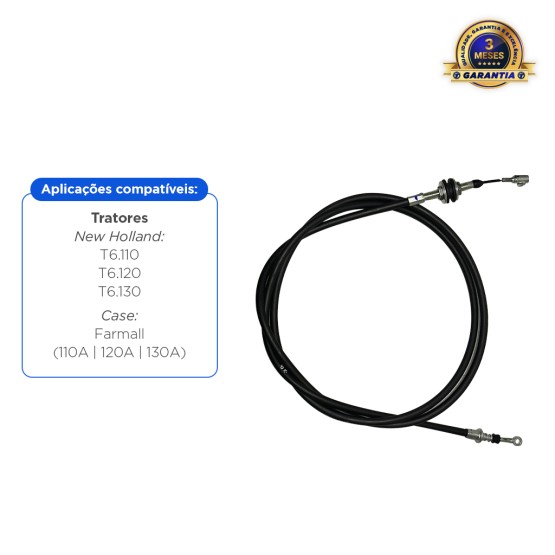 Cabo Do Acelerador Aplicável Trator Case / New Holland - 47539534