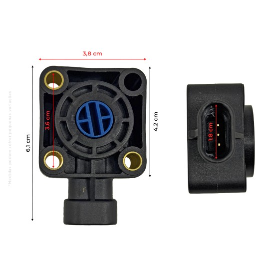 Sensor de Posição Angular Aplicável Trator Case e New Holland - 47901522 