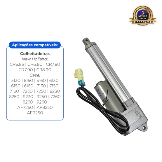 Atuador Elétrico Da Peneira Aplicável New Hollad e Case - 48152072