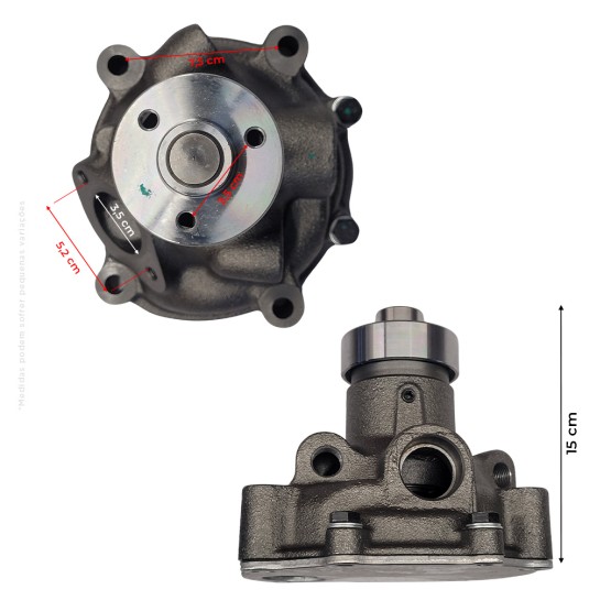 Bomba Dágua Aplicável Tratores Case Farmall - 504065104