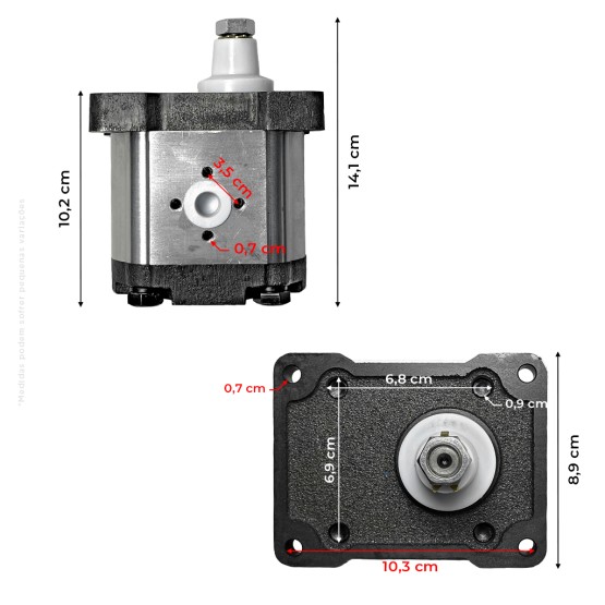Bomba Hidráulica De Direção  Aplicável Trator New Holland - 82991204