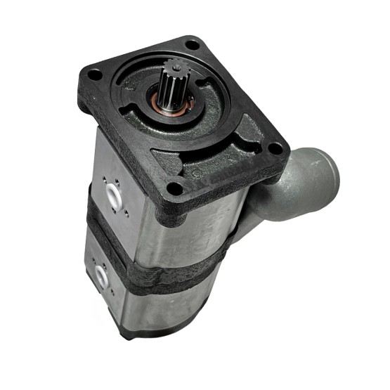 Bomba Hidráulica De Direção Dupla Aplicável Trator Massey Ferguson - 6262009