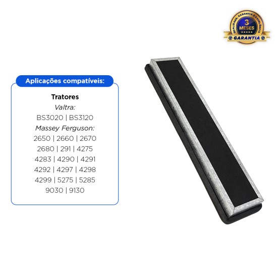 Filtro Ar Condicionado Carvão Ativado Trator Massey Ferguson - 6262994